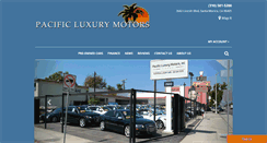 Desktop Screenshot of pacificluxurymotors.com